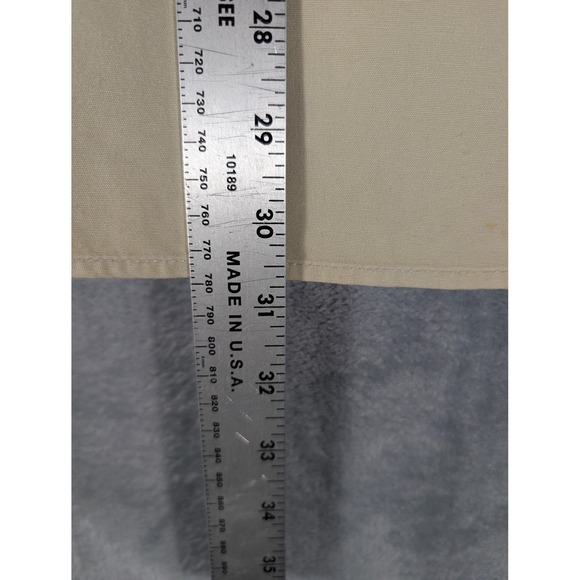 Patagonia Men's Small Tan 100% Cotton Canvas Long Sleeve Button Up Work Shirt - Picture 11 of 12